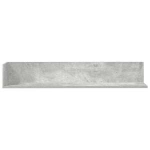 Wandregale 2er Set Betongrau 100cm