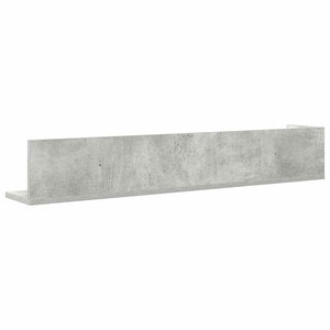 Wandregale 2er Set Betongrau 100cm