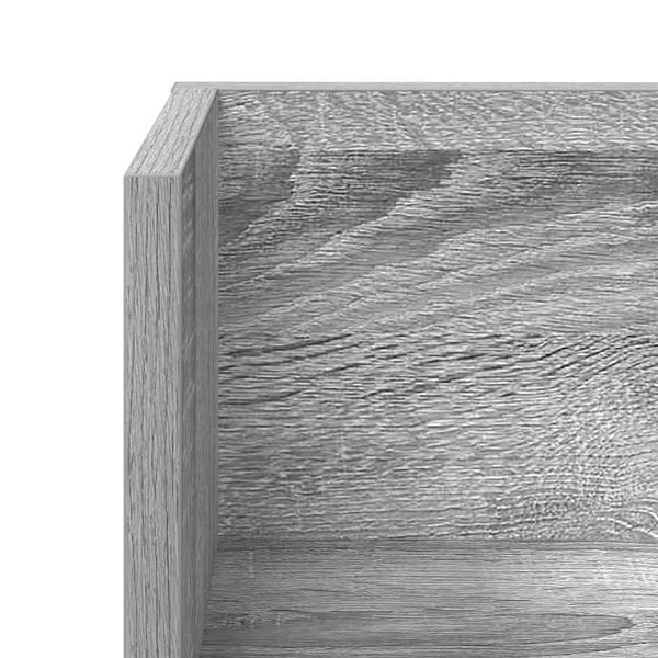 Wandregale Grau Sonoma 100cm 2er Set