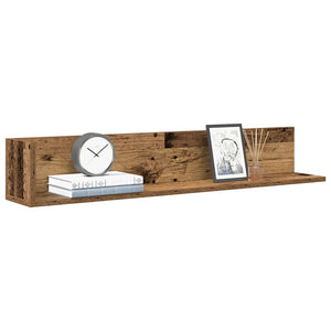 Wandregale 2er Set Altholz-Optik 100cm
