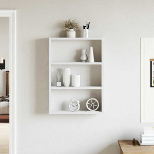 Weißes Wandregal 43x9x60 cm