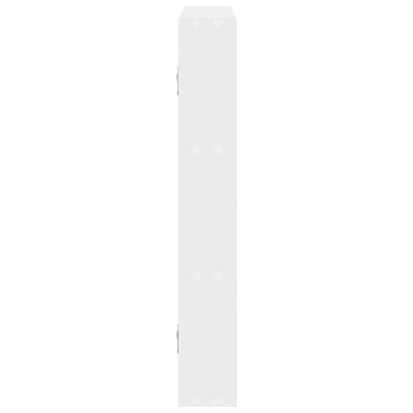 Weißes Wandregal 43x9x60 cm