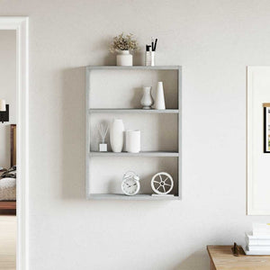 Wandregal Betongrau 43x9x60 cm
