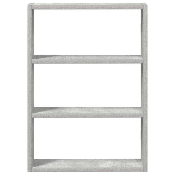 Wandregal Betongrau 43x9x60 cm