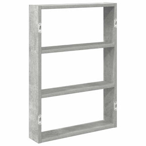 Wandregal Betongrau 43x9x60 cm
