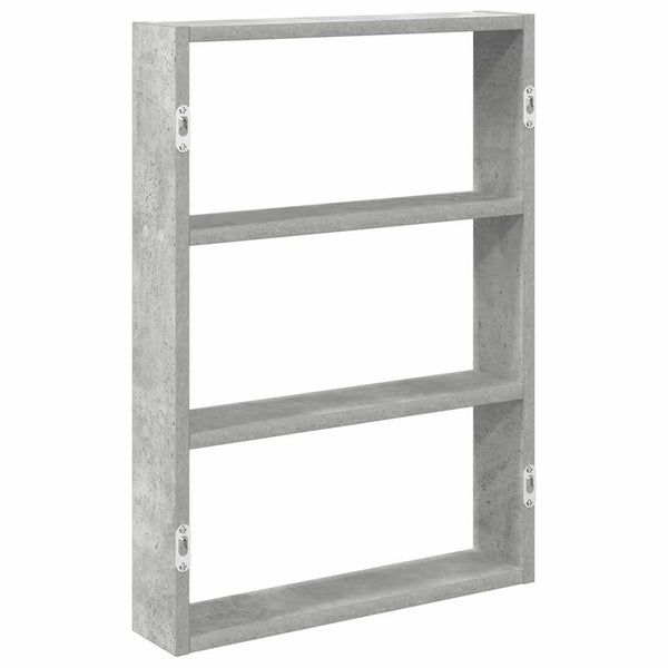 Wandregal Betongrau 43x9x60 cm