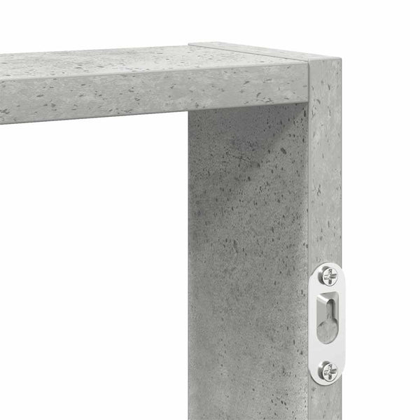 Wandregal Betongrau 43x9x60 cm