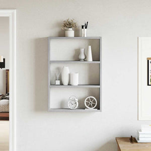 Wandregal Grau Sonoma 43x9x60 cm