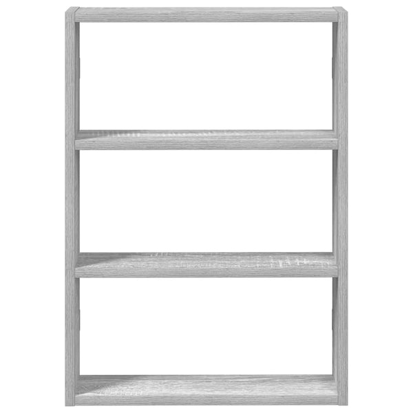 Wandregal Grau Sonoma 43x9x60 cm