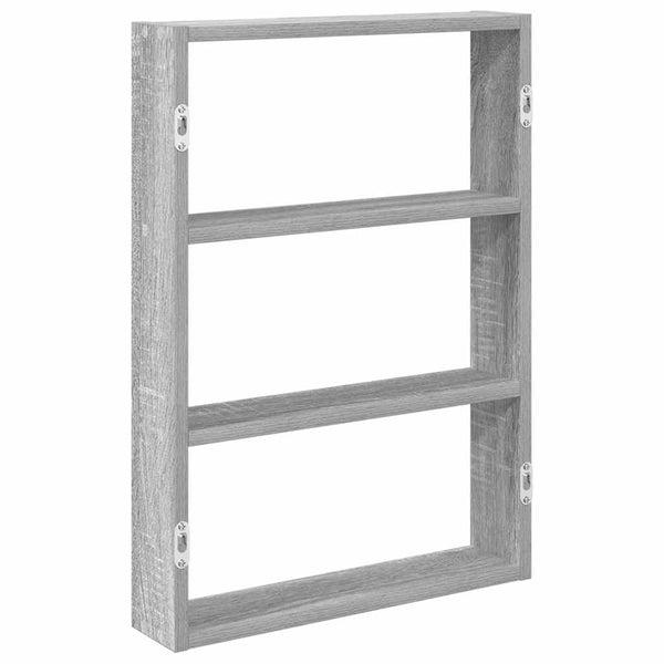 Wandregal Grau Sonoma 43x9x60 cm