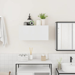 Weißer Bad-Wandschrank 60x30cm