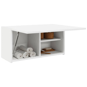 Weißer Bad-Wandschrank 60x30cm