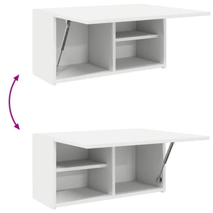 Weißer Bad-Wandschrank 60x30cm