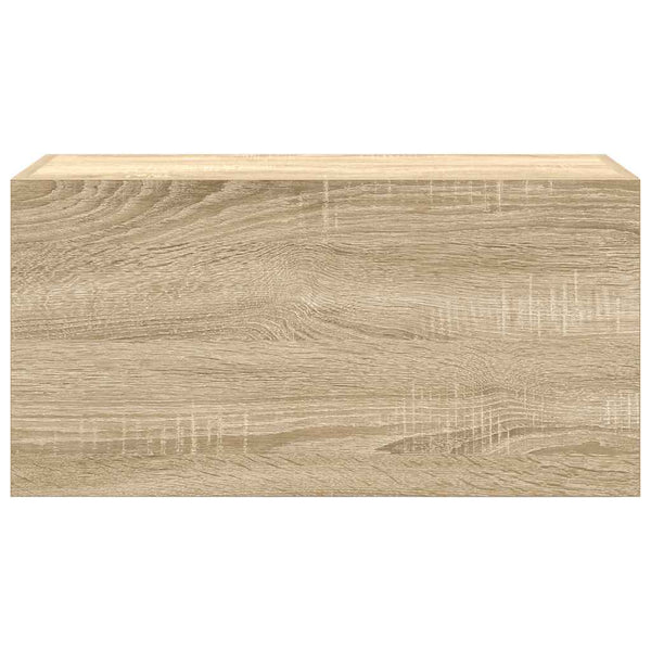 vidaXL Armoire murale de salle de bain chêne sonoma 60x25x30 cm en bois d'ingénierie
