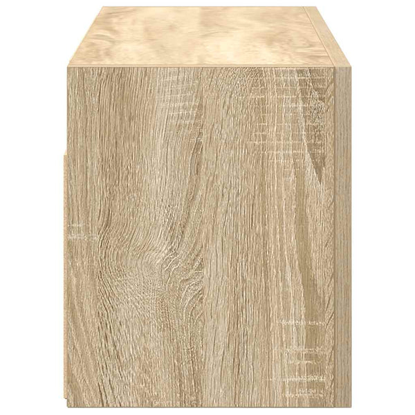 vidaXL Armoire murale de salle de bain chêne sonoma 60x25x30 cm en bois d'ingénierie