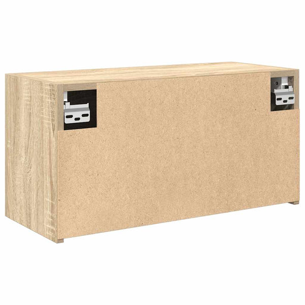 vidaXL Armoire murale de salle de bain chêne sonoma 60x25x30 cm en bois d'ingénierie