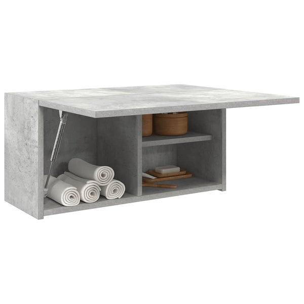 Bad-Wandschrank Betongrau 60x25x30 cm