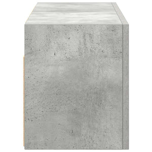 Bad-Wandschrank Betongrau 60x25x30 cm