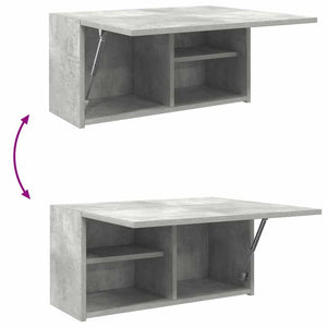 Bad-Wandschrank Betongrau 60x25x30 cm