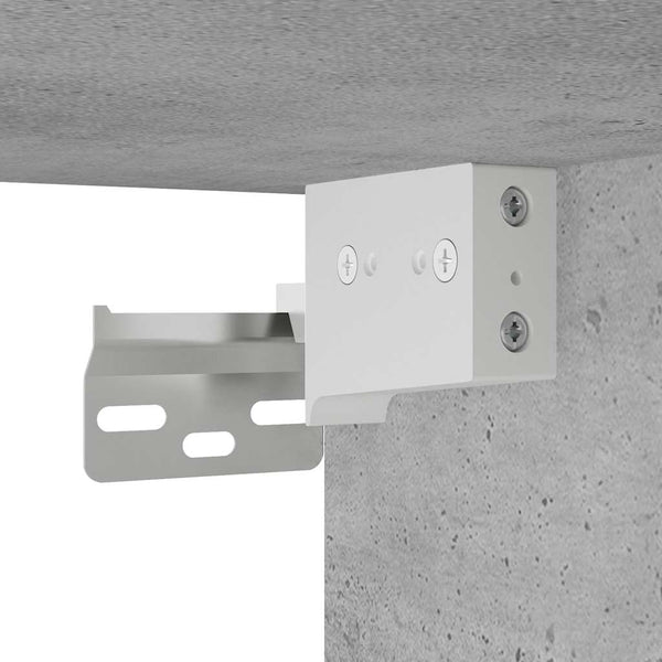Bad-Wandschrank Betongrau 60x25x30 cm