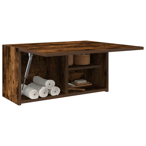 Bad-Wandschrank Räuchereiche 60x25x30 cm