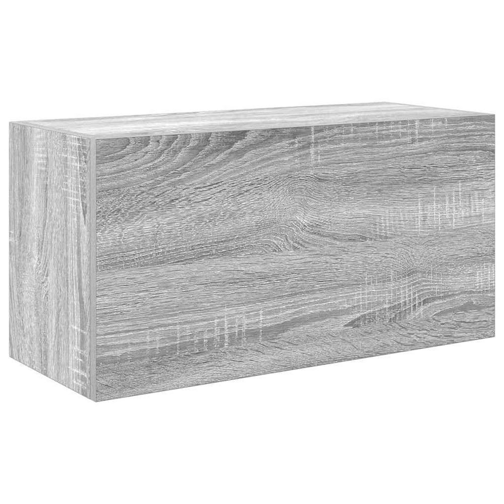 Bad-Wandschrank Grau Sonoma 60x25x30 cm