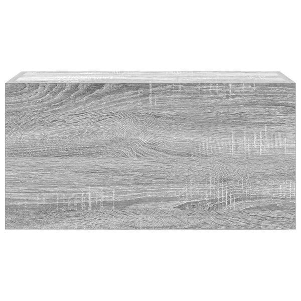 Bad-Wandschrank Grau Sonoma 60x25x30 cm