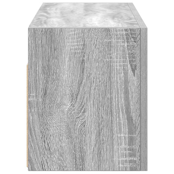 Bad-Wandschrank Grau Sonoma 60x25x30 cm