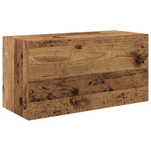 Bad-Wandschrank Altholz-Optik 60 cm