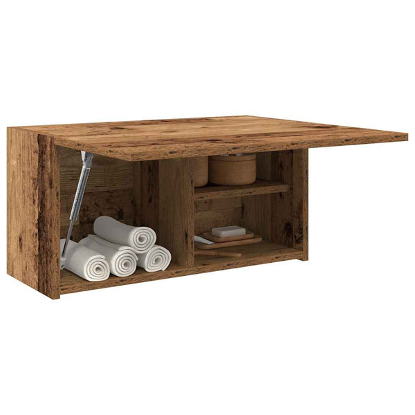 Bad-Wandschrank Altholz-Optik 60 cm