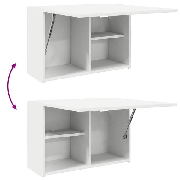 Weißer Bad-Wandschrank 60x40 cm