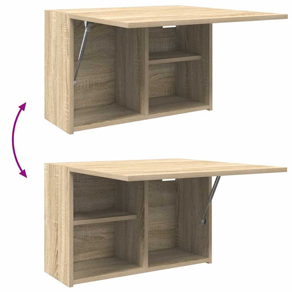 Bad-Wandschrank Sonoma-Eiche 60x25x40 cm