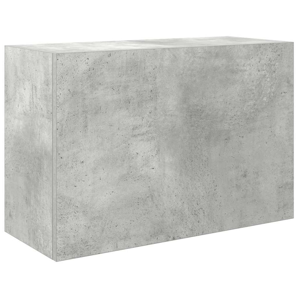 Betongrauer Bad-Wandschrank 60x40 cm