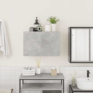 Betongrauer Bad-Wandschrank 60x40 cm