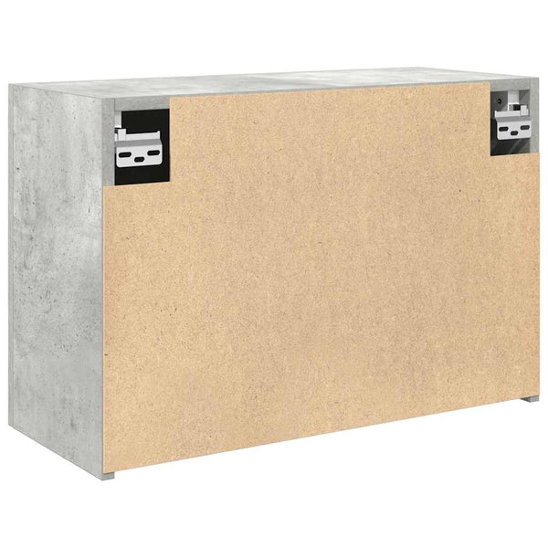 Betongrauer Bad-Wandschrank 60x40 cm