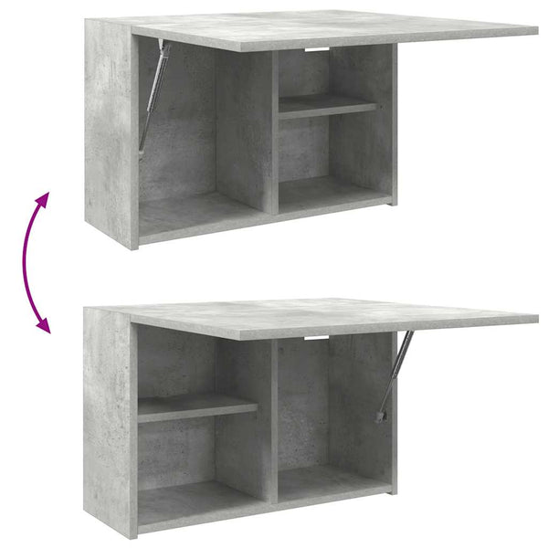 Betongrauer Bad-Wandschrank 60x40 cm