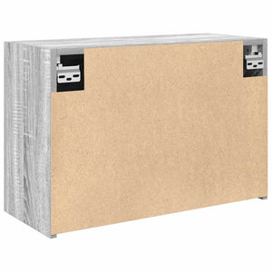 Bad-Wandschrank Grau Sonoma 60x25x40 cm