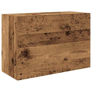 Bad-Wandschrank Altholz-Optik 60x40 cm