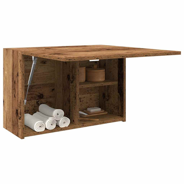 Bad-Wandschrank Altholz-Optik 60x40 cm