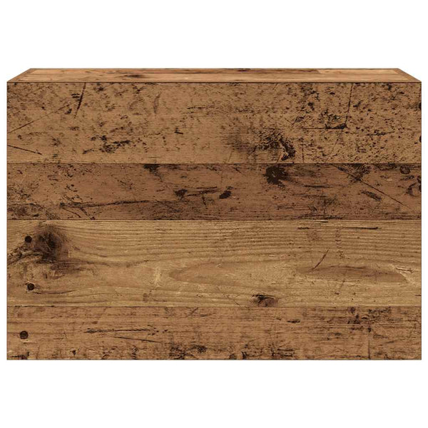Bad-Wandschrank Altholz-Optik 60x40 cm