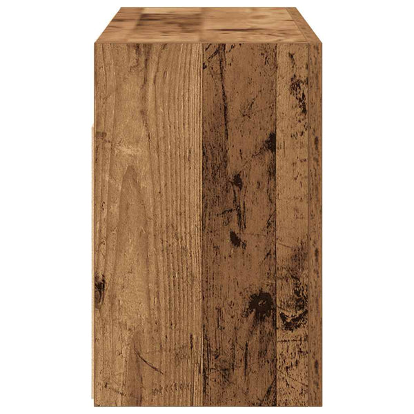 Bad-Wandschrank Altholz-Optik 60x40 cm