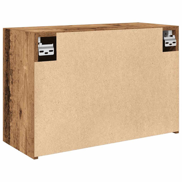 Bad-Wandschrank Altholz-Optik 60x40 cm