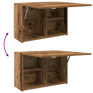 Bad-Wandschrank Altholz-Optik 60x40 cm