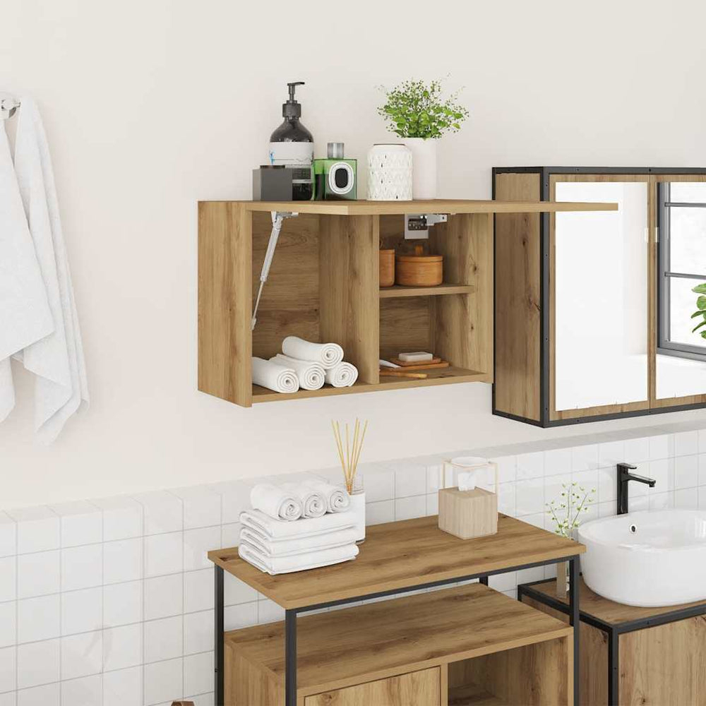 Bad-Wandschrank Artisan-Eiche 60x40 cm