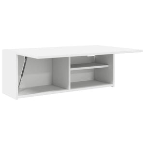 Weißer Bad-Wandschrank 80x30 cm