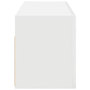 Weißer Bad-Wandschrank 80x30 cm