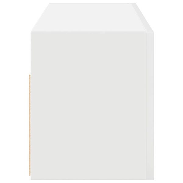 Weißer Bad-Wandschrank 80x30 cm