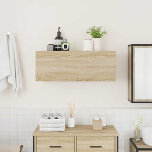 Bad Wandschrank Sonoma Eiche 80x25x30 cm