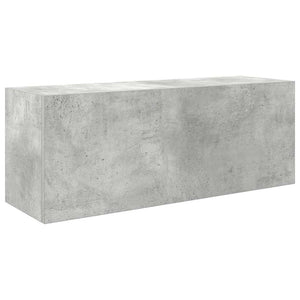 Bad-Wandschrank Betongrau 80x25x30 cm