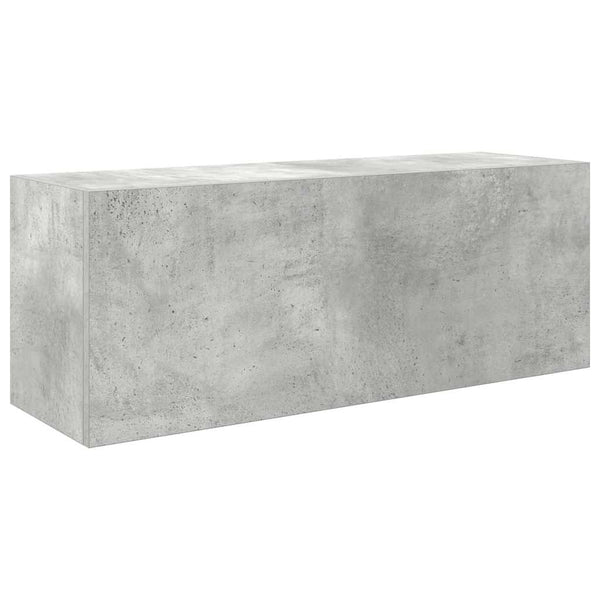 Bad-Wandschrank Betongrau 80x25x30 cm